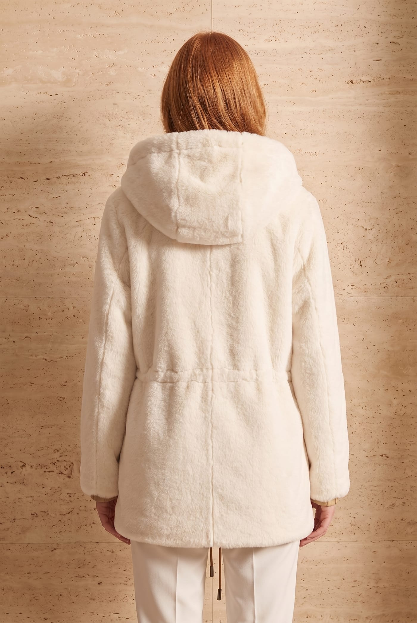 Style 19420-11 reversible parka, back view