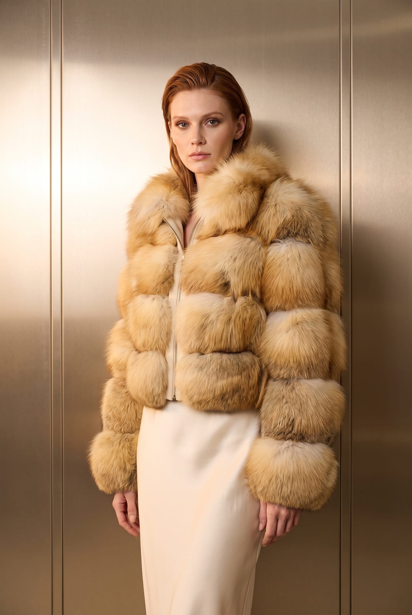 Style 23001 in Natural Golden Island, front