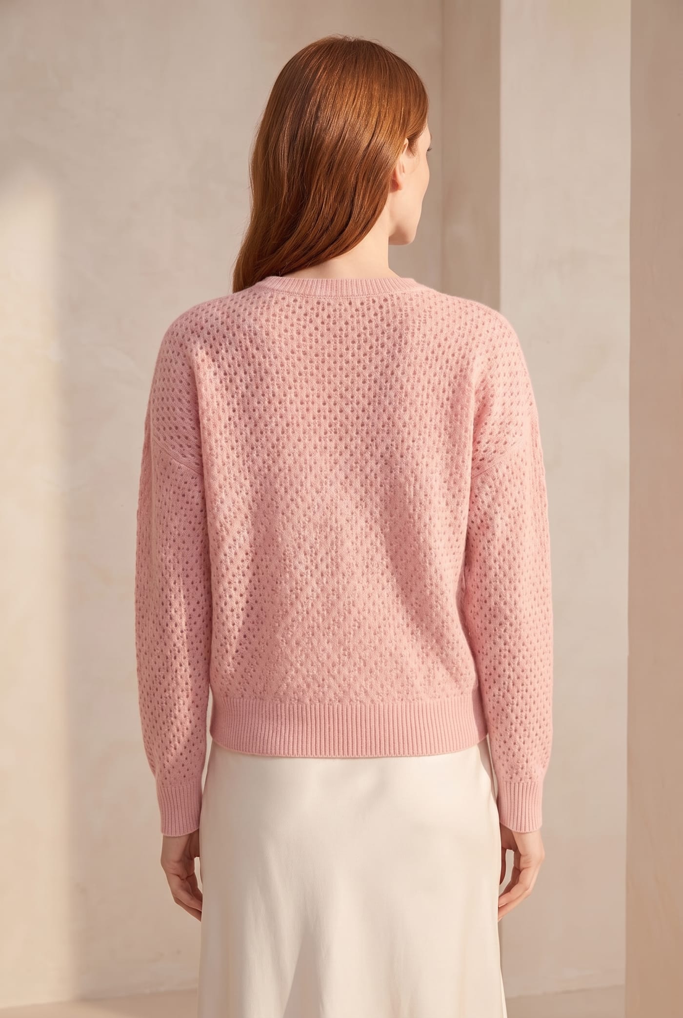 Style 23760 crewneck, back view