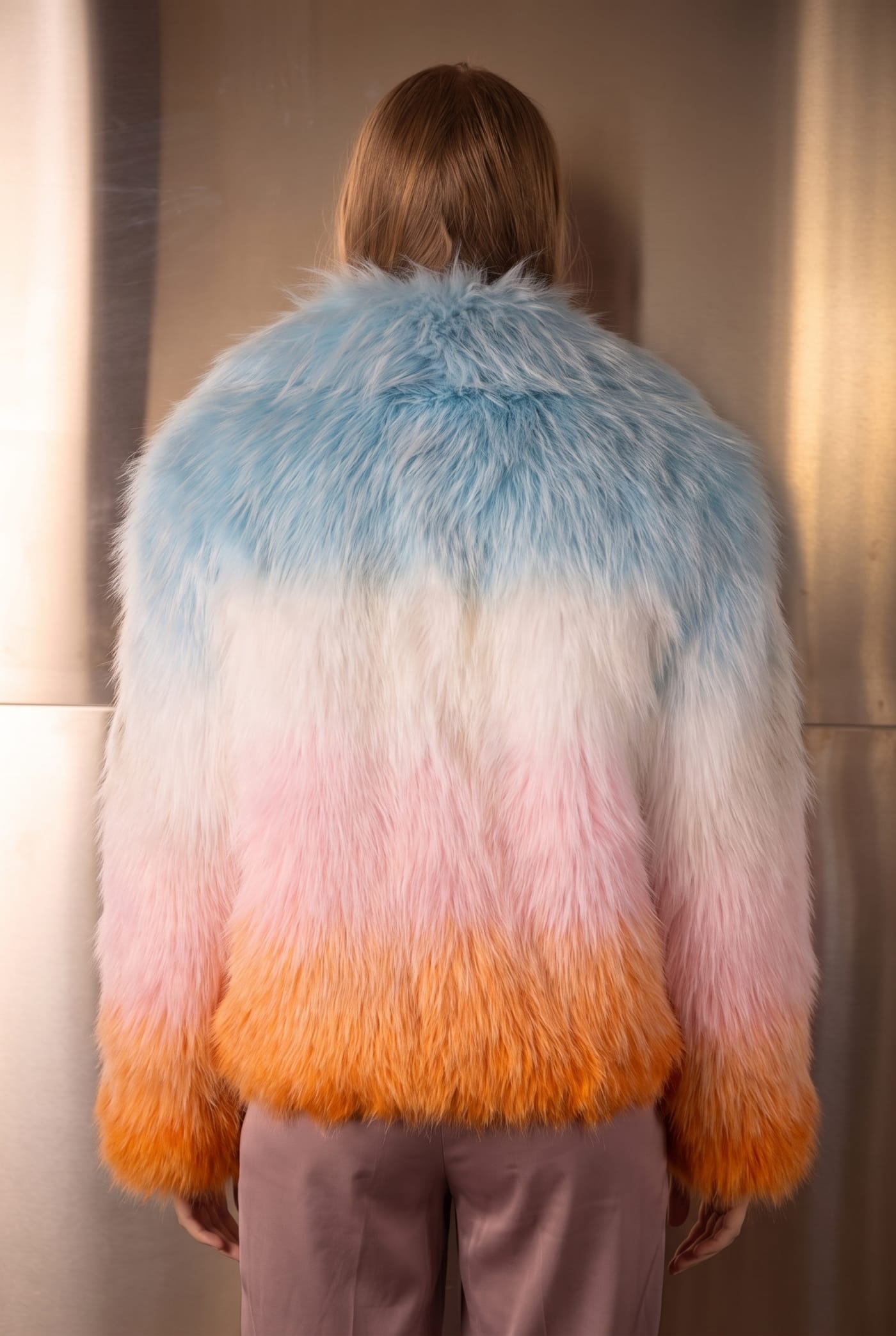 Style KARLO gradient jacket, back view
