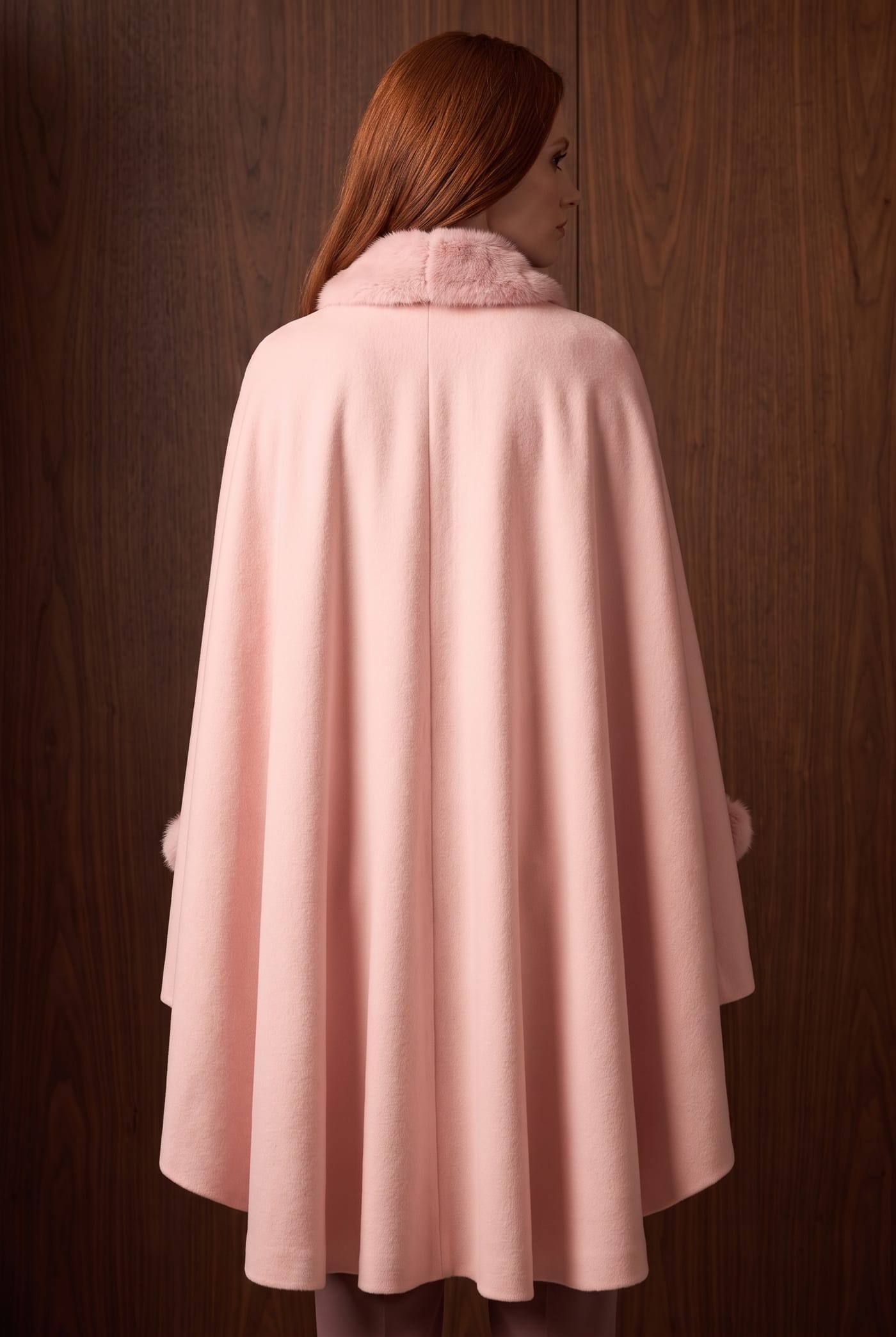 Style LIZANE cape, back view