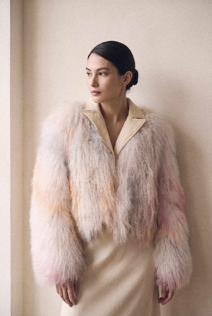 Lollipop jacket, worn