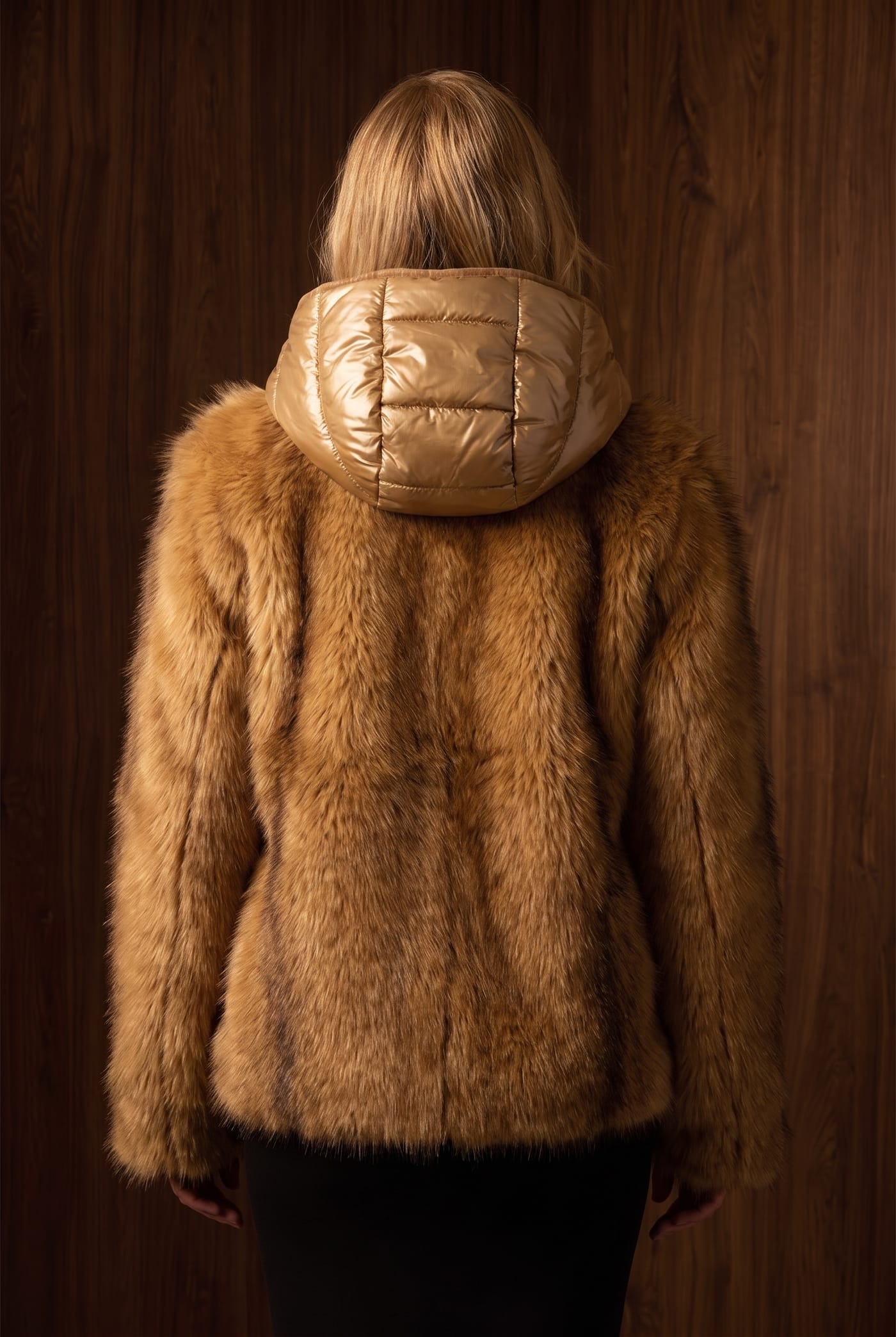 Style NF-11 two-piece jacket, back view