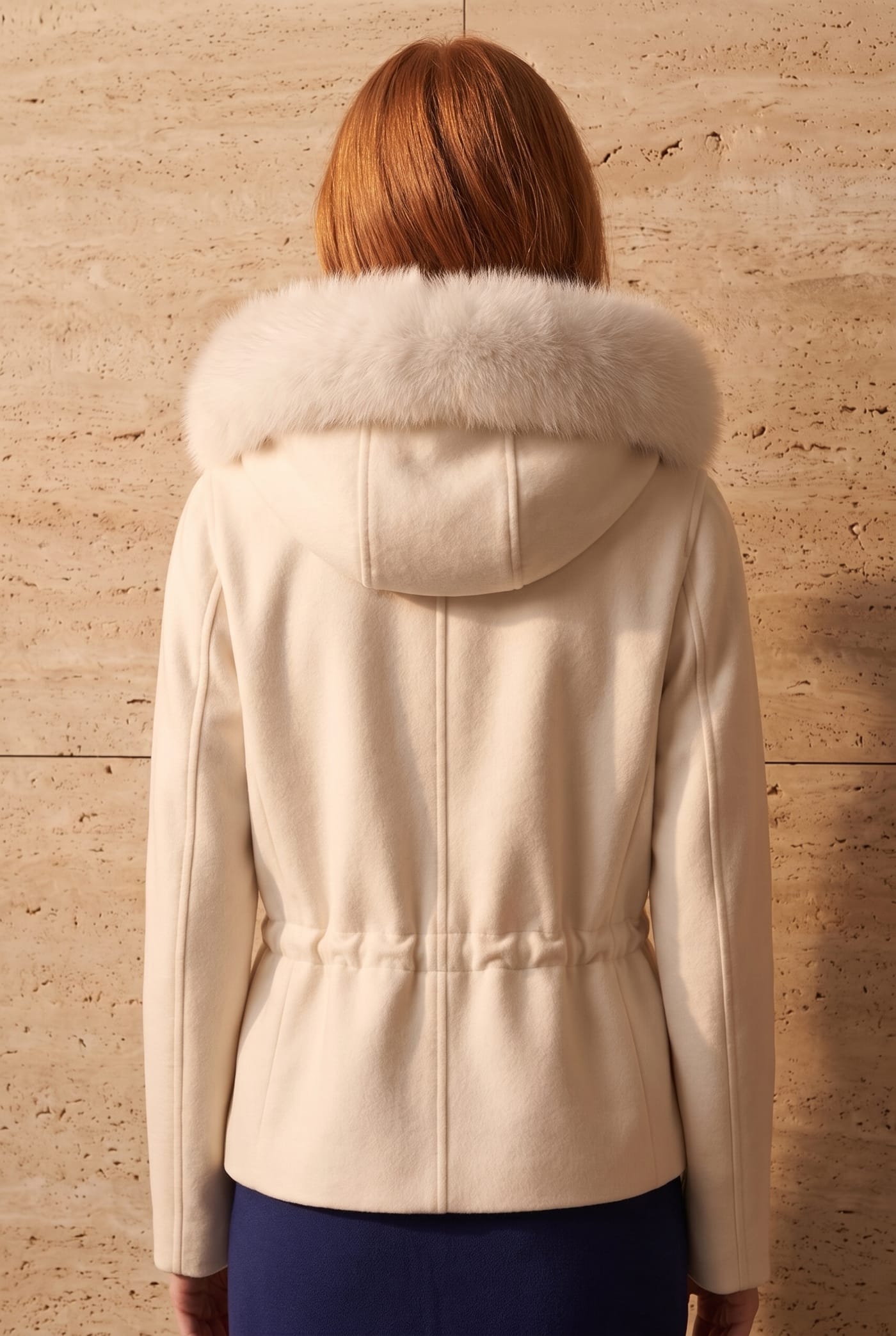 Style VICTORIA mini parka, back view