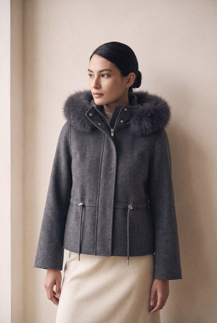 Fox Hood Mini Parka